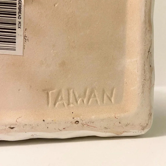 Vintage 1990  Holland Floral Planter Gingerbread Man House Candycane Taiwan - Picture 12 of 14